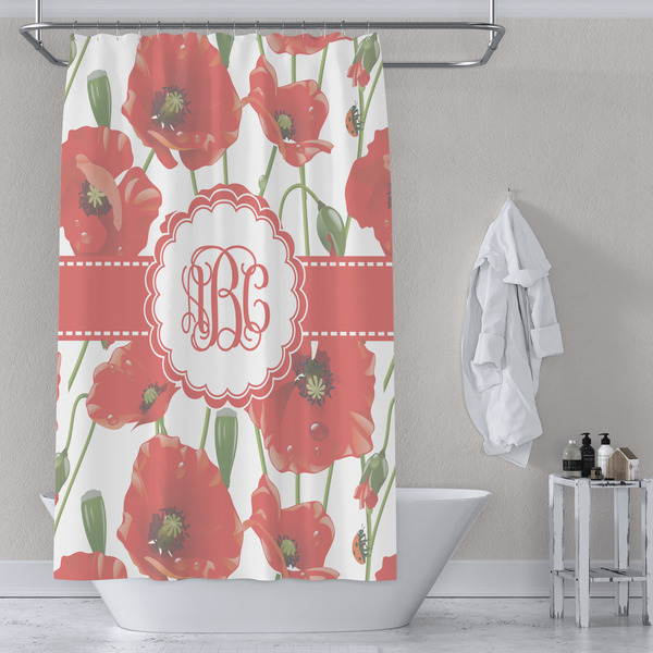 Poppies Shower Curtain Lifestyle