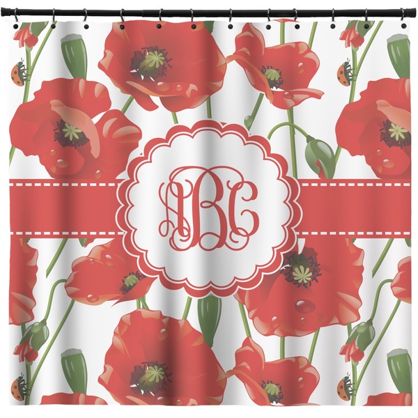 Custom Poppies Shower Curtain - Custom Size (Personalized)