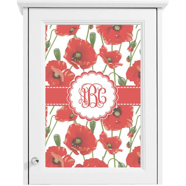 Poppies Single Cabinet Decal