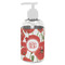 Poppies Plastic Soap / Lotion Dispenser (8 oz - Small - White) (Personalized)