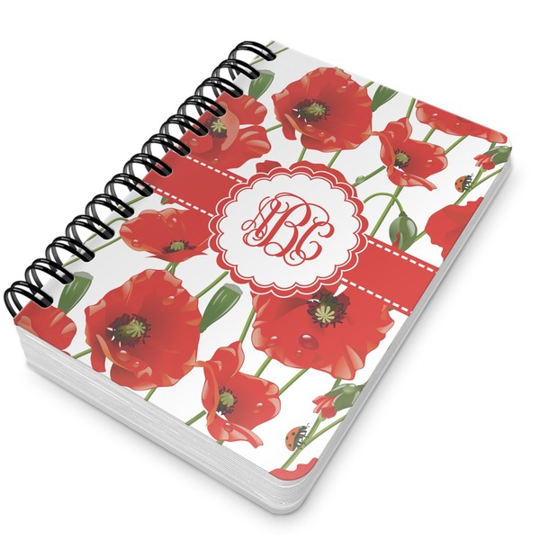 Poppies Spiral Journal 5 x 7 - Main