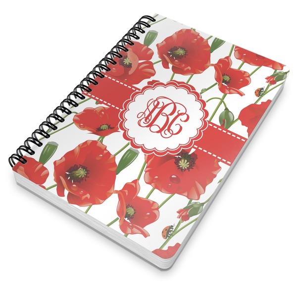 Poppies Spiral Journal 7 x 10 - Main