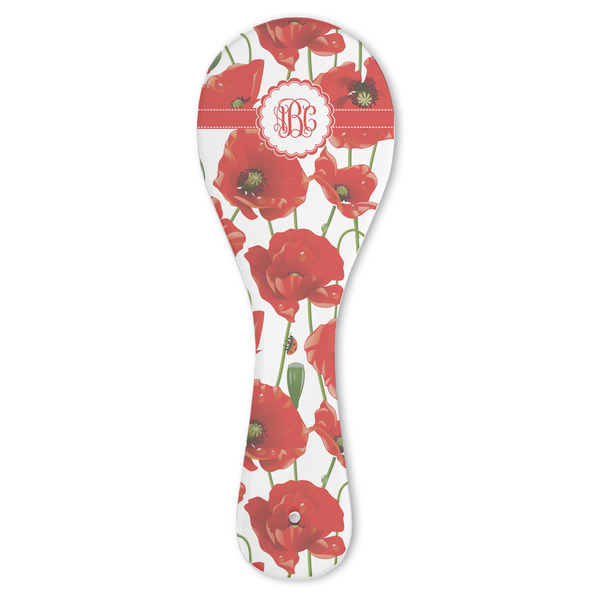 Custom Poppies Ceramic Spoon Rest (Personalized)
