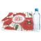 Poppies Sports Towel Folded with Water Bottle