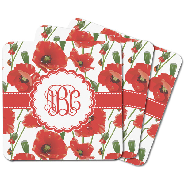Poppies Square Fridge Magnet - MAIN