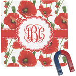 Poppies Square Fridge Magnet (Personalized)