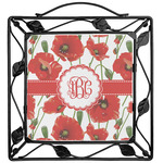 Poppies Square Trivet (Personalized)