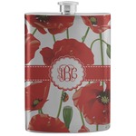Poppies Stainless Steel Flask (Personalized)