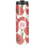Poppies Stainless Steel Skinny Tumbler - 20 oz (Personalized)