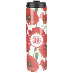 Poppies Stainless Steel Skinny Tumbler - 20 oz (Personalized)