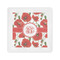 Poppies Standard Cocktail Napkins - Front View