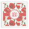 Poppies Paper Dinner Napkin - Front View