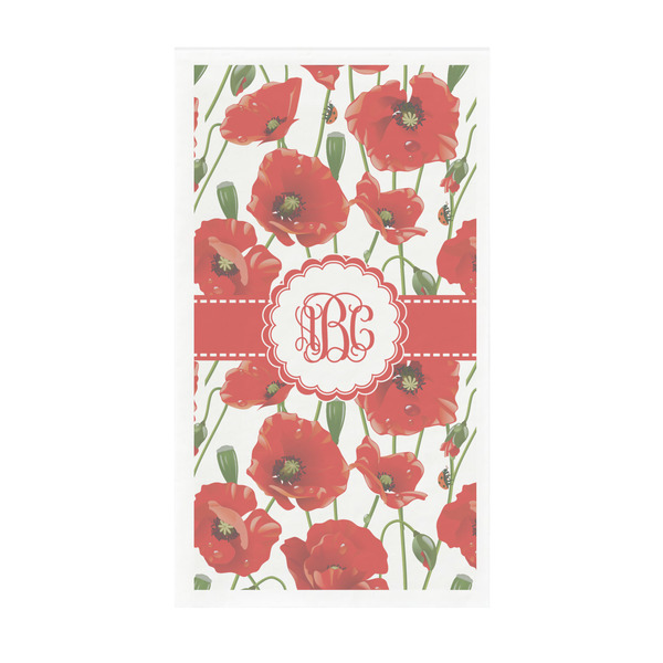 Custom Poppies Guest Paper Towels - Full Color - Standard (Personalized)