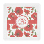 Poppies Decorative Paper Napkins (Personalized)