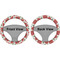 Poppies Steering Wheel Cover- Front and Back