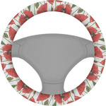 Poppies Steering Wheel Cover (Personalized)