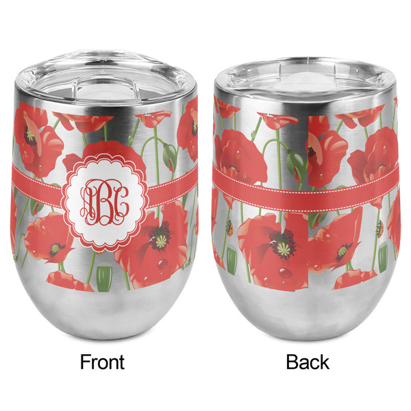 Poppies Stemless Wine Tumbler - Full Print - Approval
