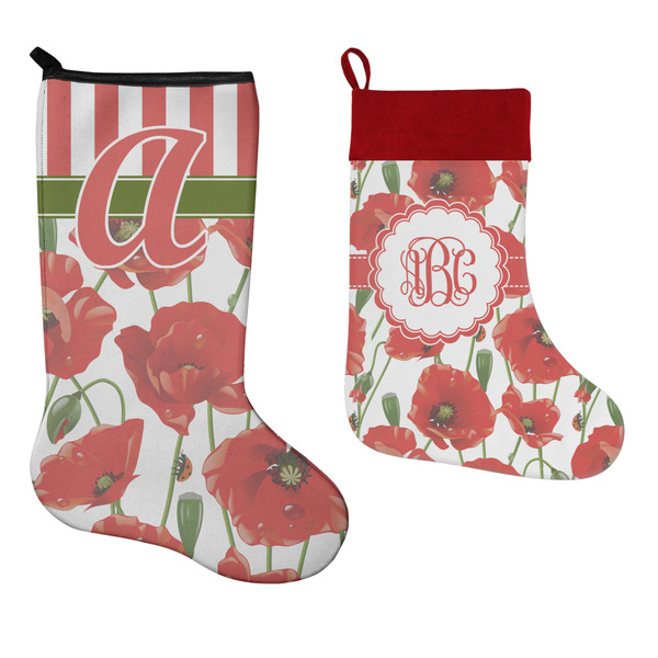 Poppies Stockings - Side by Side compare