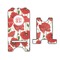 Poppies Stylized Phone Stand - Front & Back - Large