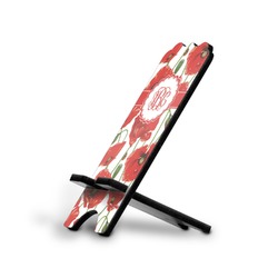 Poppies Stylized Cell Phone Stand - Small w/ Monograms