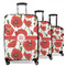Poppies 3 Piece Luggage Set - 20" Carry On, 24" Medium Checked, 28" Large Checked (Personalized)