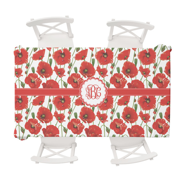 Custom Poppies Tablecloth - 58"x102" (Personalized)