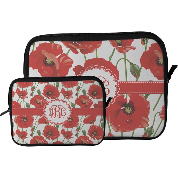 Poppies Tablet Sleeve (Size Comparison)