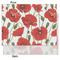 Poppies Tissue Paper - Heavyweight - Medium - Front & Back