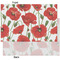 Poppies Tissue Paper - Heavyweight - XL - Front & Back