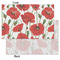 Poppies Tissue Paper - Lightweight - Small - Front & Back