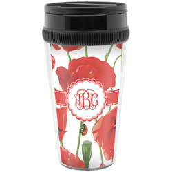 Poppies Acrylic Travel Mug without Handle (Personalized)