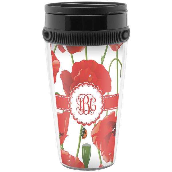 Custom Poppies Acrylic Travel Mug without Handle (Personalized)