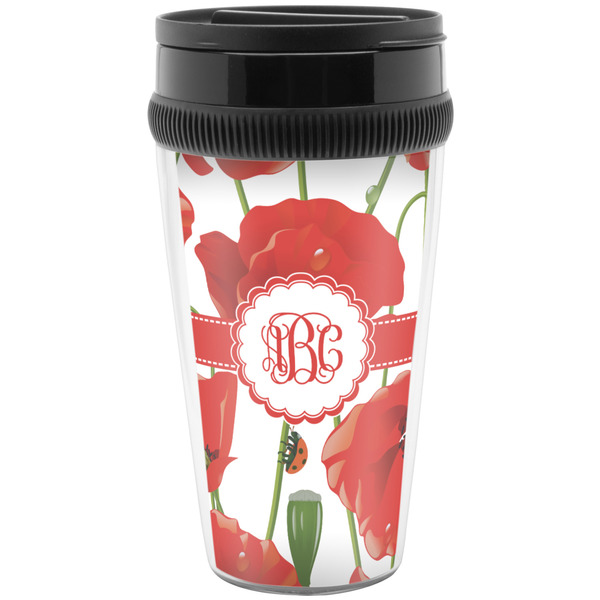 Custom Poppies Acrylic Travel Mug without Handle (Personalized)