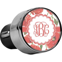 Poppies USB Car Charger (Personalized)