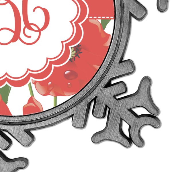 Poppies Vintage Snowflake - Detail