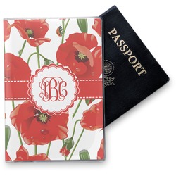 Poppies Vinyl Passport Holder (Personalized)