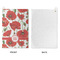 Poppies Waffle Weave Golf Towel - Approval