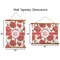 Poppies Wall Hanging Tapestries - Parent/Sizing