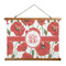 Poppies Wall Hanging Tapestry - Wide (Personalized)