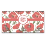 Poppies Wall Mounted Coat Rack (Personalized)