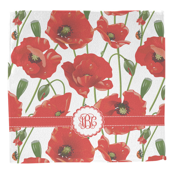 Poppies Washcloth - Front - No Soap