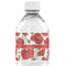 Poppies Water Bottle Label - Back View