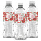 Poppies Water Bottle Labels - Front View