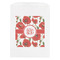 Poppies White Treat Bag - Front View