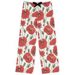 Poppies Womens Pajama Pants (Personalized)
