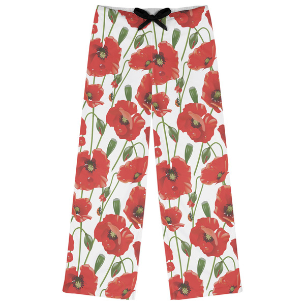 Custom Poppies Womens Pajama Pants - M