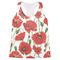 Poppies Womens Racerback Tank Top - 2X Large
