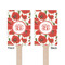 Poppies Wooden 6.25" Stir Stick - Rectangular - Double Sided - Front & Back