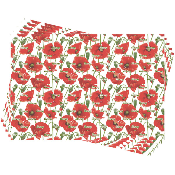 Poppies Wrapping Paper - 5 Sheets Approval