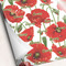 Poppies Wrapping Paper - 5 Sheets